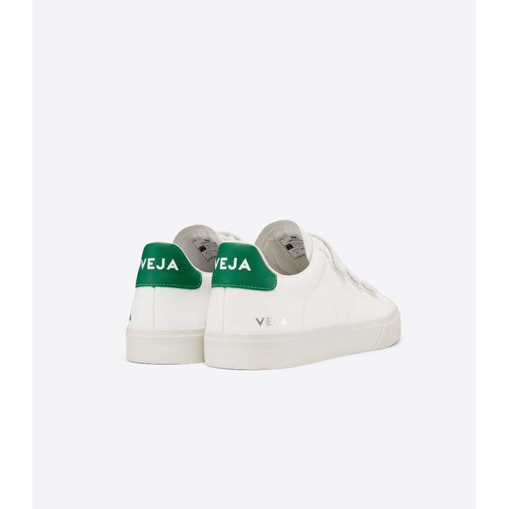 παπουτσια ανδρικα Veja RECIFE CHROMEFREE White/Green | GR 199CTV